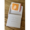 Personalised gift box with 5 x Bitcoin plaster