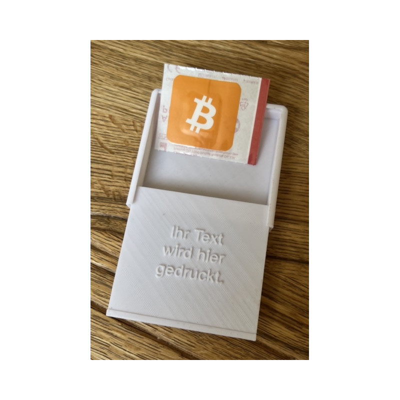 Personalised gift box with 5 x Bitcoin plaster