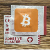 Bitcoin plaster in 3D-printed gift box (black)