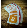 21 Bitcoin plaster - Original BTC orange